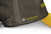 Cap Mockup With Embroidery Effect, an Apparel Mockup by GraphicsPixel (Thumbnail 5 of 5)