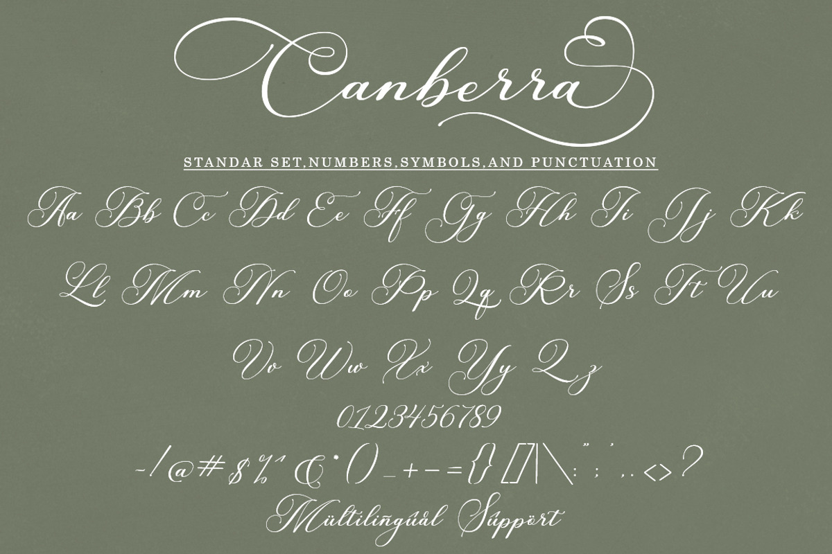 Canberra, a Script Font by Romiecreative (Photo 10 of 11)