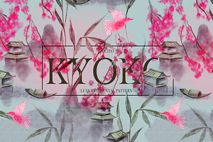 Kyoko, Luxury Oriental Pattern