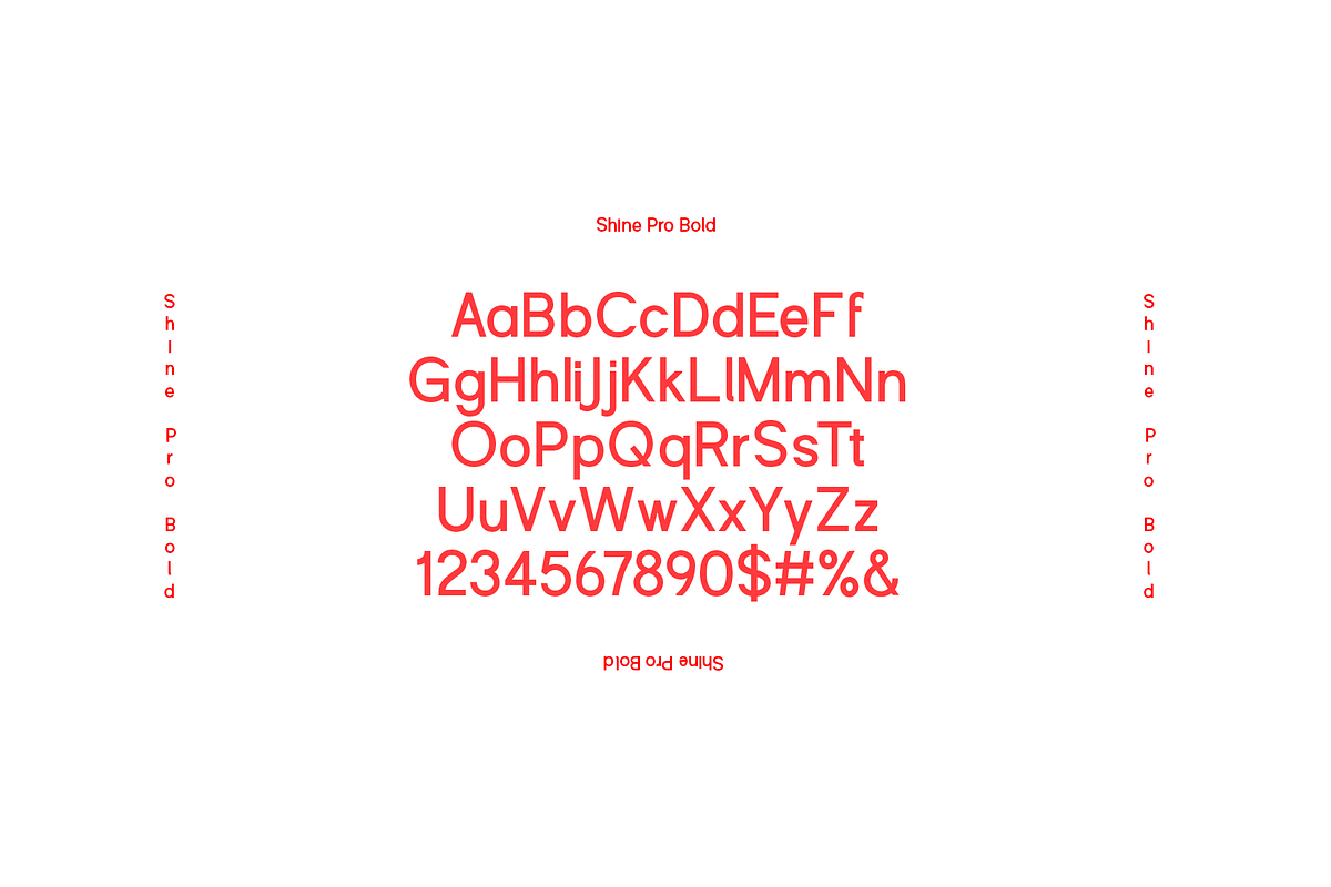 Shine Pro - 4 Text Sans-Serif Fonts, a Sans Serif Font by HyperFluro (Photo 11 of 12)