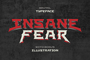 Insane Fear font, a Blackletter Font by Gleb Guralnyk (Thumbnail 1 of 5)