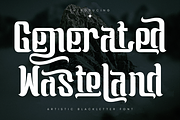 Generated Wasteland - Elegant Font, a Serif Font by 177Studio (Thumbnail 1 of 5)