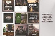 WILDWOOD Twitter Templates Pack, a Social Media Template by Mikko Lemola (Thumbnail 3 of 3)
