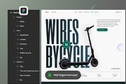 Scooter Electric Landing Page, a Landing Page Template by SLAB! Design (Thumbnail 3 of 5)