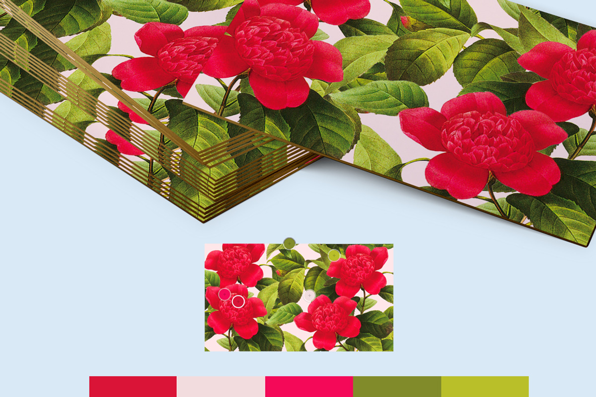 Floral Business Card | The Last Red, a Business Card Template by cadinera (Photo 2 of 4)