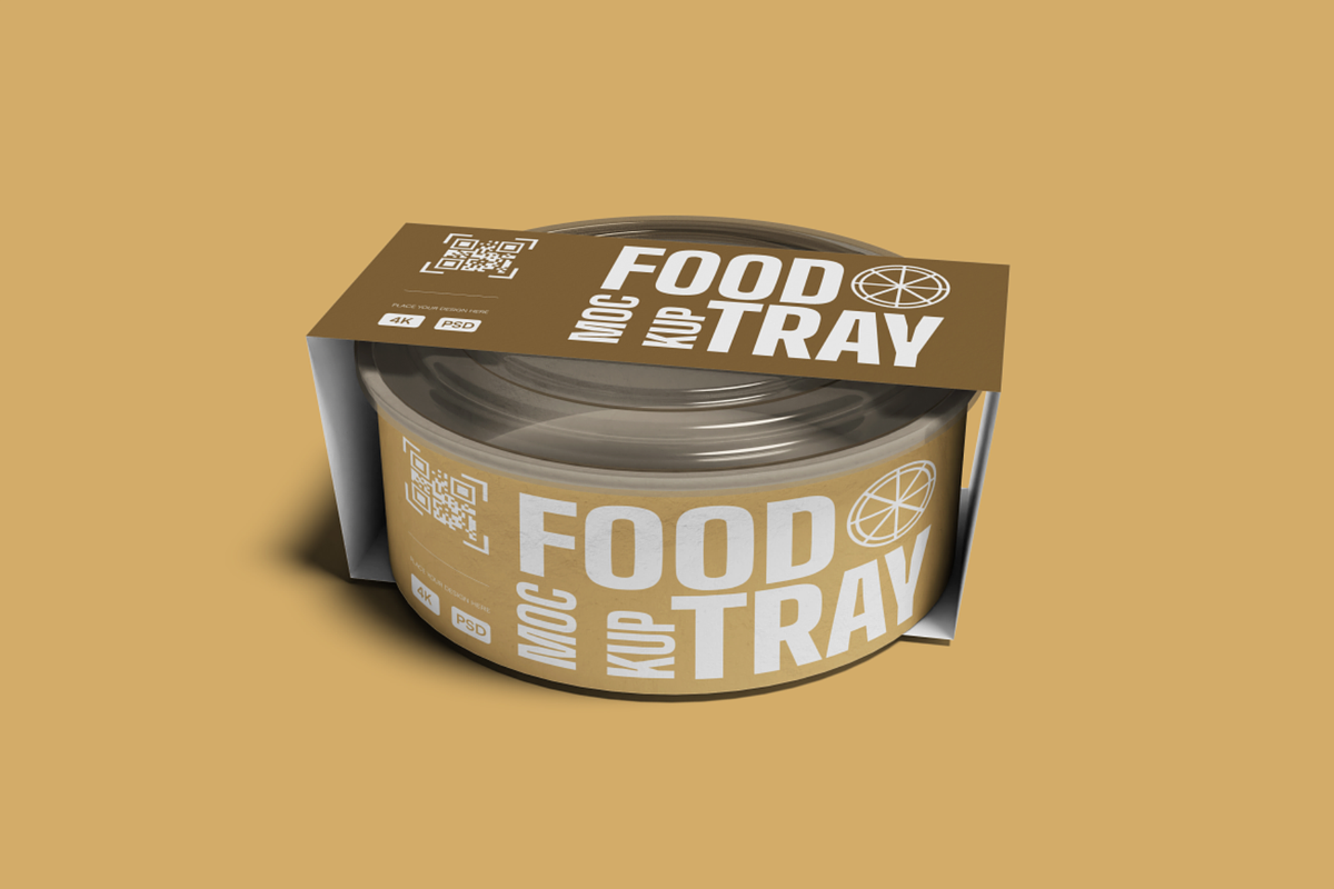 Food Tray Mockup, a Packaging Mockup by Cekal_std (Photo 4 of 4)
