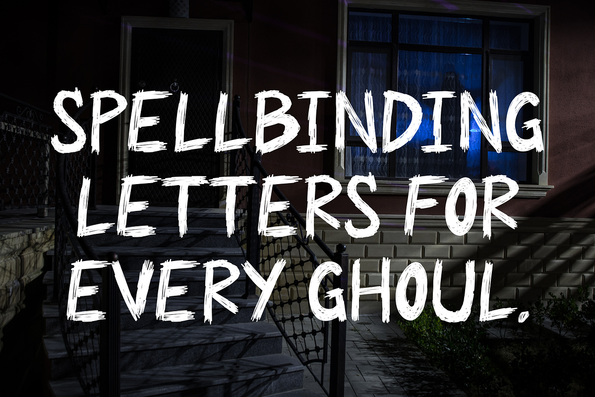 Mystery Halloween is Halloween font, a Handwritten Font by Brown Cupple (Photo 5 of 10)