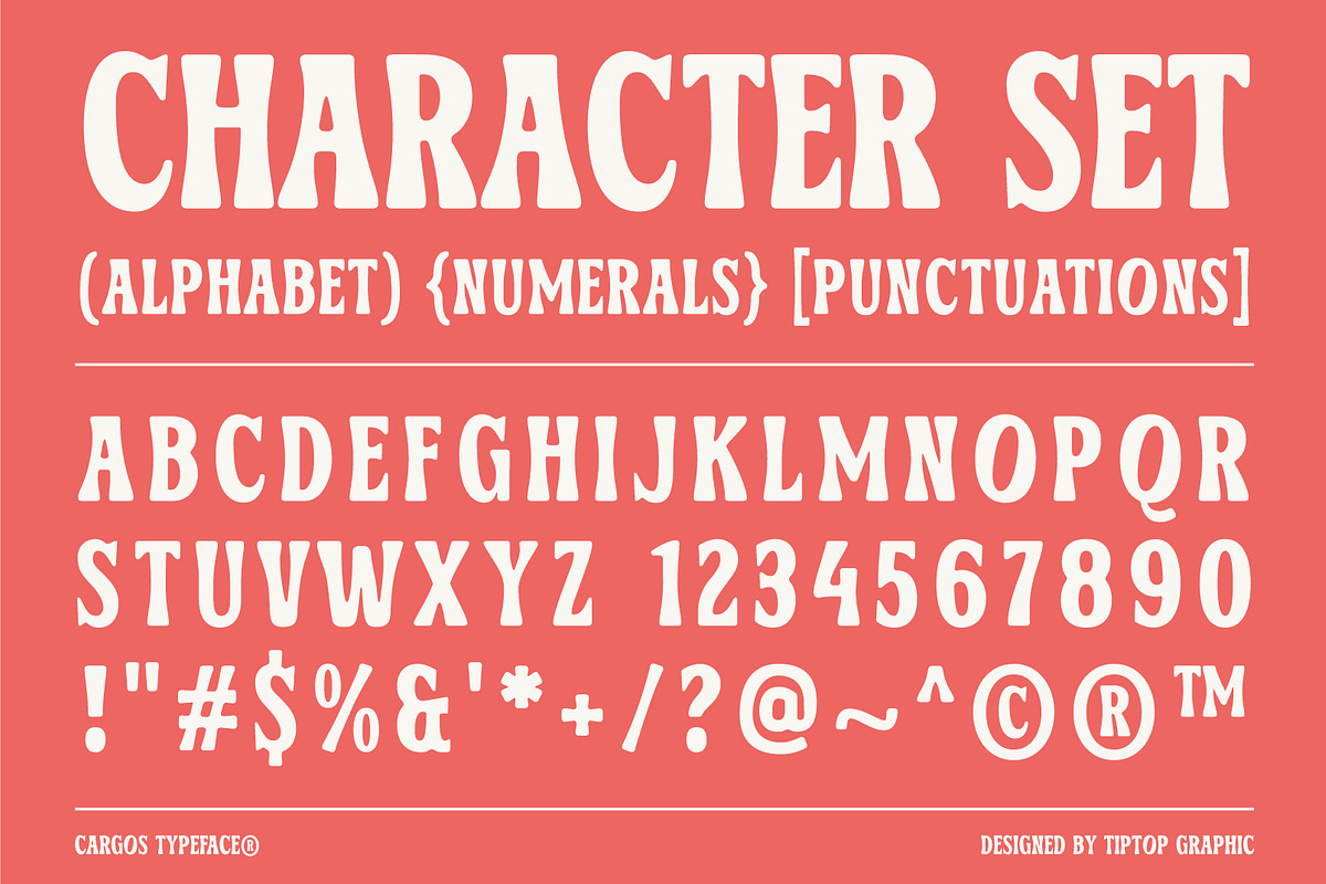 Cargos – Retro Flare Rounded Display, a Sans Serif Font by Tiptop Graphic (Photo 4 of 10)