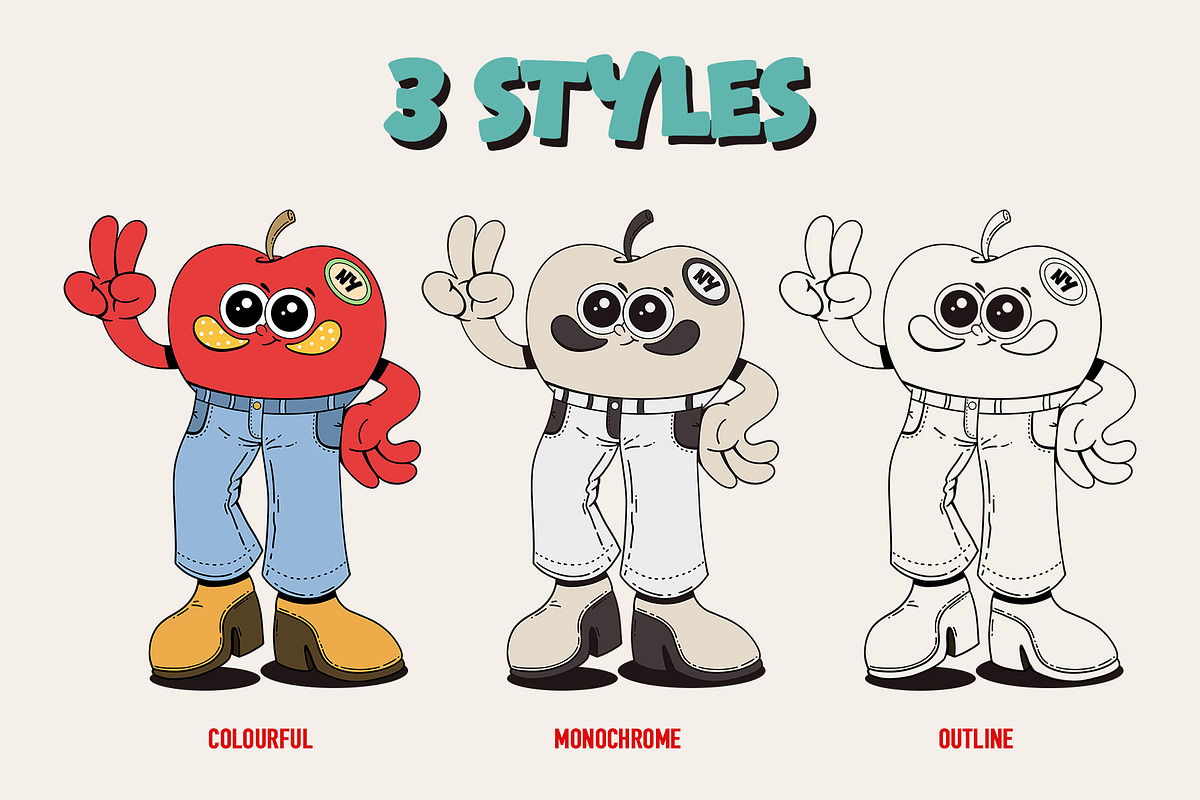 Good Mood - Character Collection, an Illustration by Alina Sh (Photo 2 of 7)