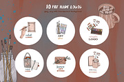Artist collection. Art supplies, an Illustration by Scarlet Heath Art (Thumbnail 8 of 15)