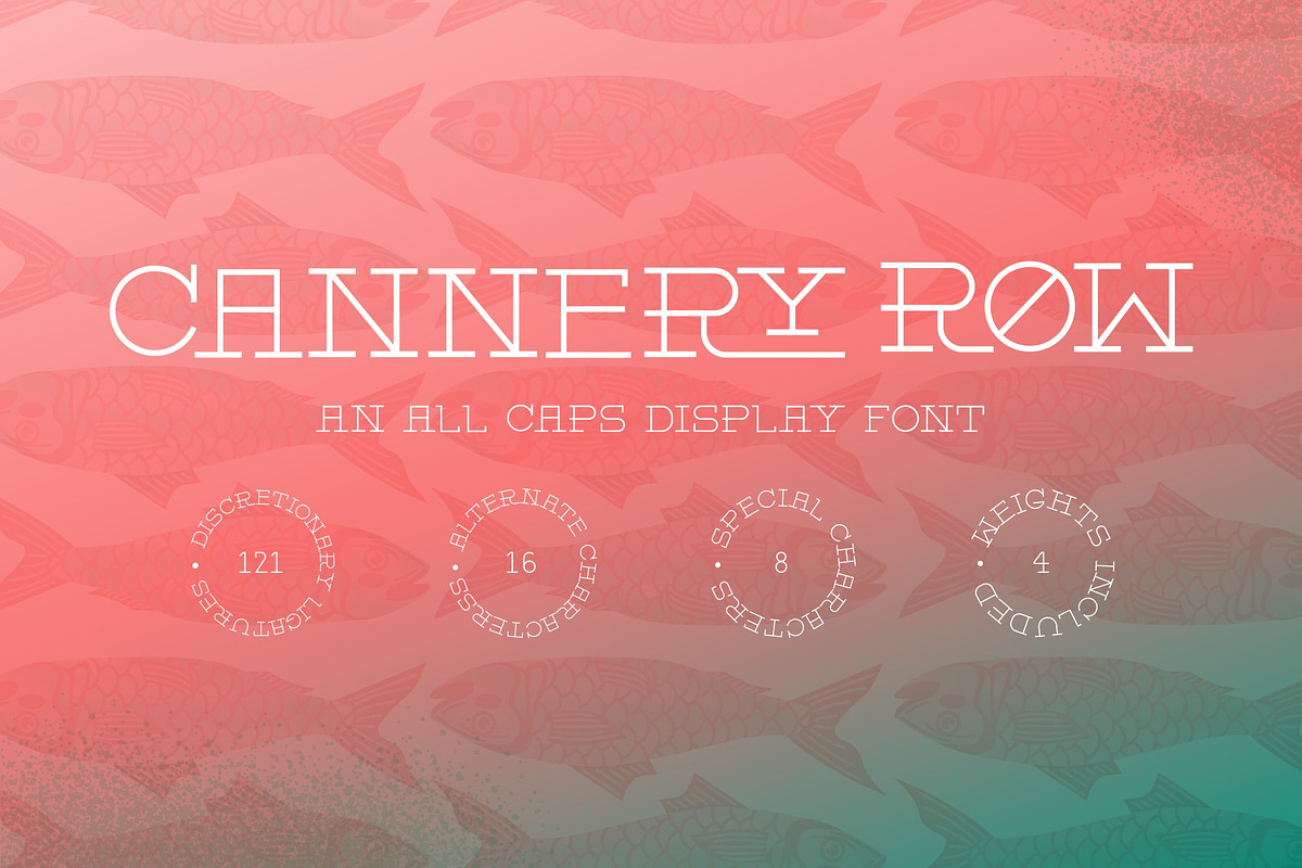 Cannery Row Slab Serif Display Font, a Slab Serif Font by Holt510 (Photo 1 of 11)
