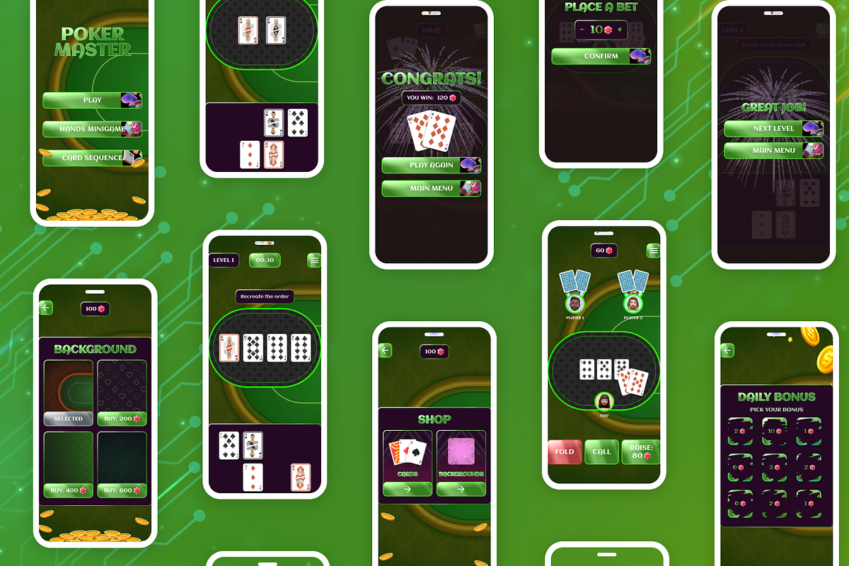 5 games ui kit (2), an App Template by Shoppie (Photo 3 of 6)