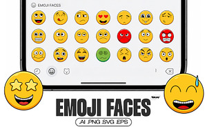 Emoji Character Expressions Set, an Emoji Icon by Tekuni