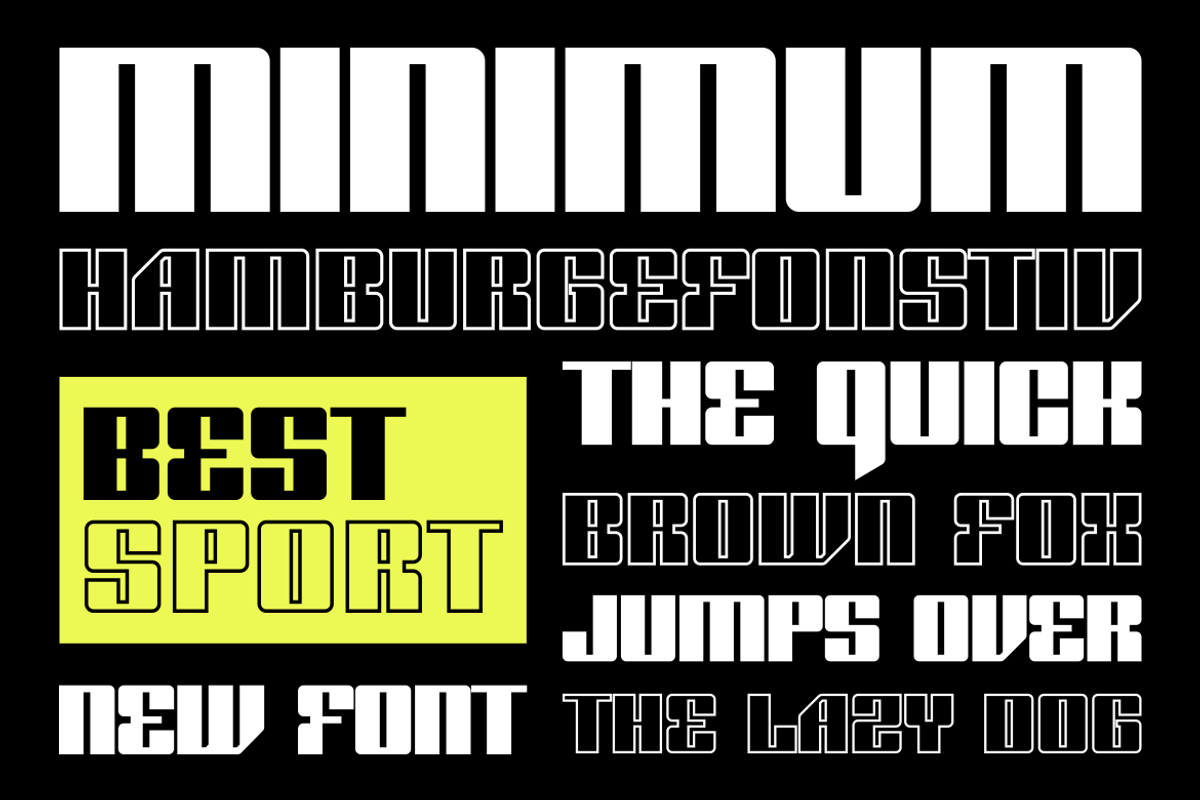 Best Sport Font, a Sans Serif Font by brahamb_design (Photo 4 of 7)