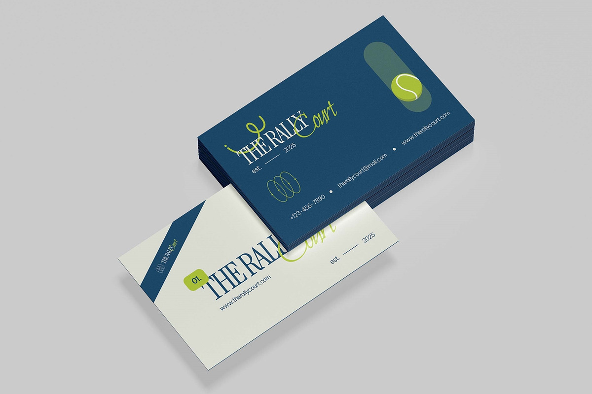The Rally Court - Business Card, a Business Card Template by VUNIRA (Photo 3 of 3)