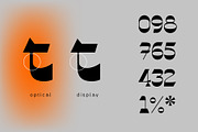 Raro | Futuristic serifs, a Serif Font by Pedroglifos (Thumbnail 6 of 9)
