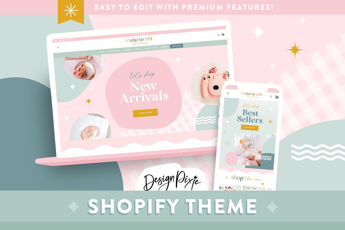 Shopify Theme Pastel, a Shopify Template by Design Pixie (Photo 10 of 10)