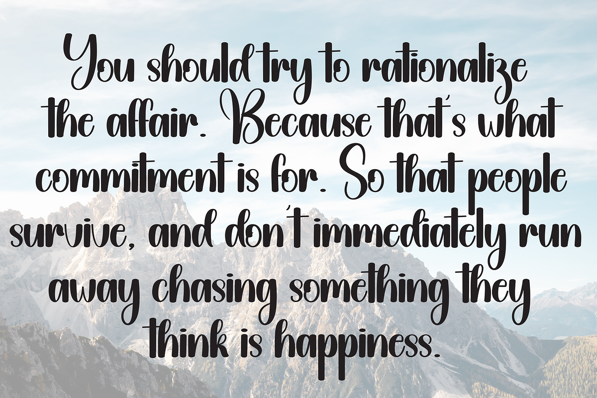 Birthday | Script Font, a Handwritten Font by Scratchones (Photo 3 of 6)