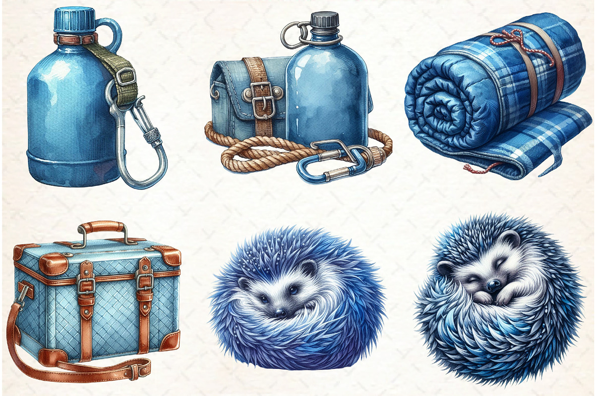 Summer Camping Clipart, an Illustration by Libby Wishes (Photo 5 of 7)