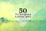 Triangles LANDSCAPES Collection, a Texture Graphic by ekaart (Thumbnail 8 of 10)