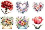 Mother’s Day Flowers Collection, an Illustration by DreamArtGraphic (Thumbnail 4 of 4)