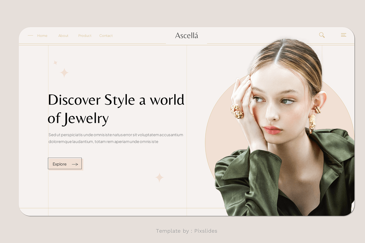 Jewelry Handcrafted Store Keynote, a Presentation Template by Pixslides (Photo 3 of 8)