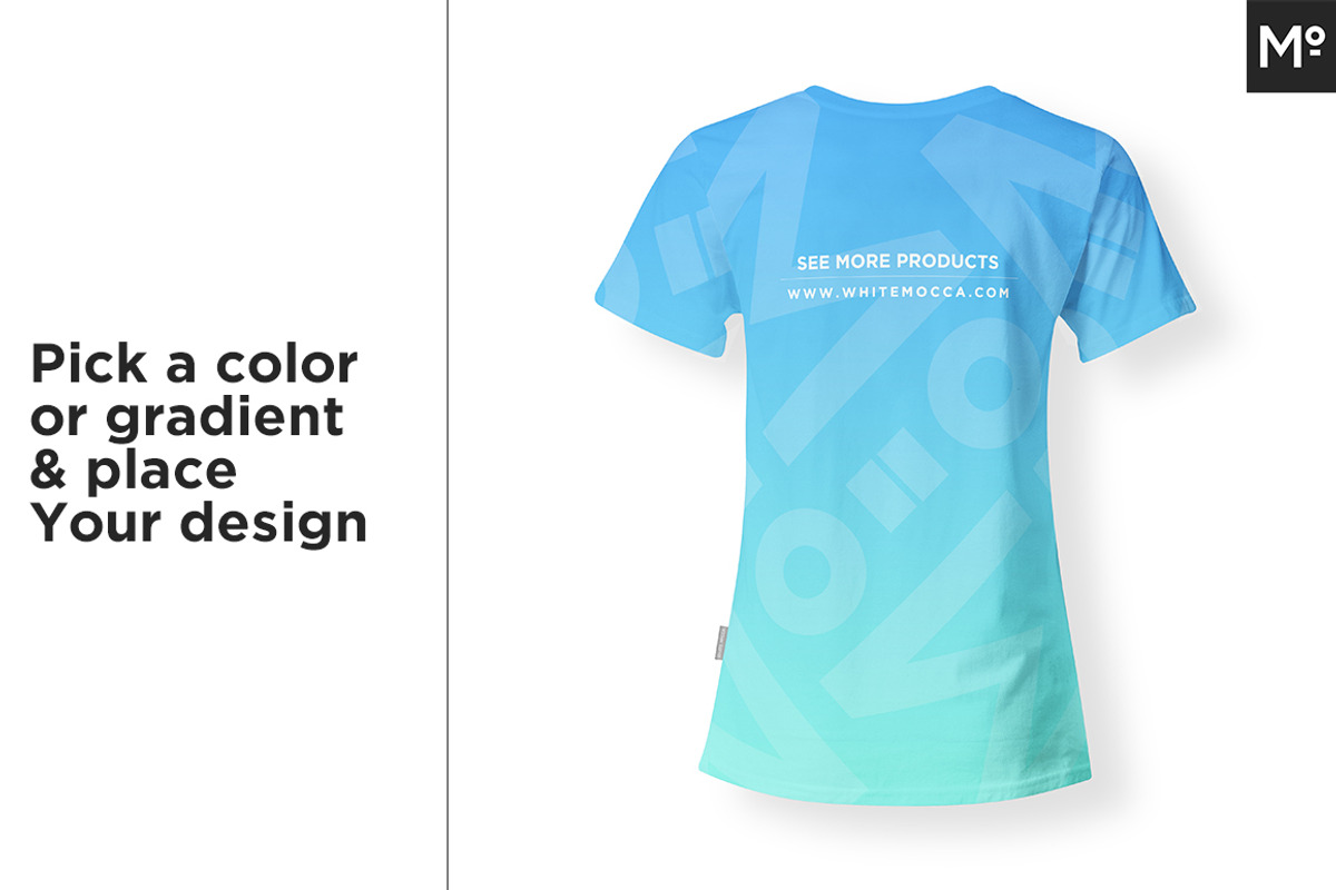 Men & Women Ghost T-shirt Mock-up, a Shirt Mockup by Mocca Mockups Store (Photo 7 of 15)