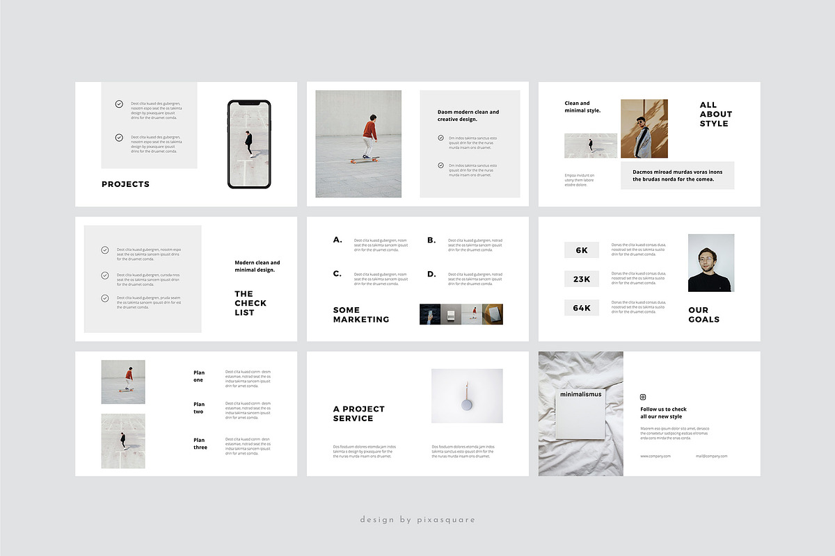 MODEN - Keynote Style Template, a Presentation Template by PixaSquare