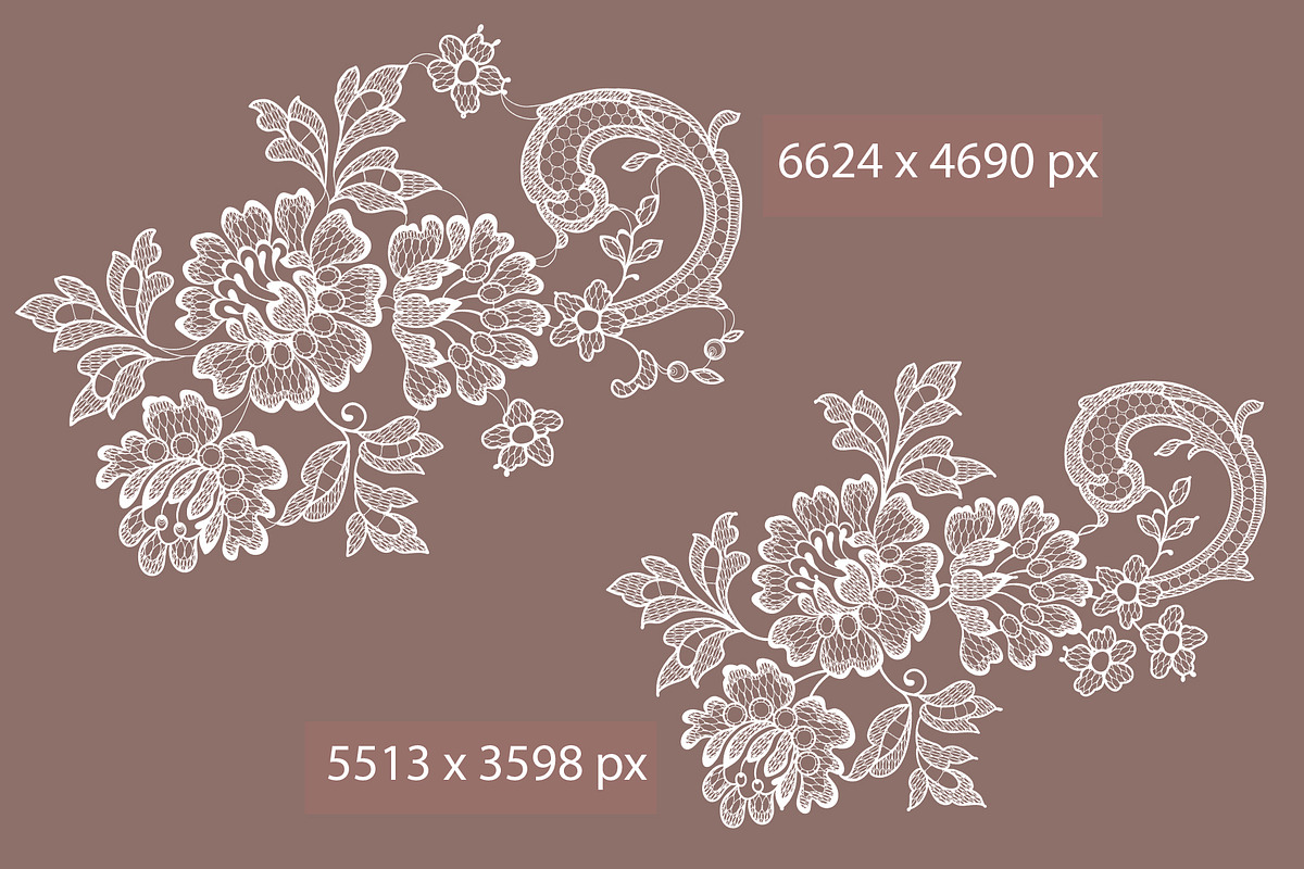 Lace seamless ribbons, cliparts., a Pattern Graphic by Ajuga (Photo 5 of 7)