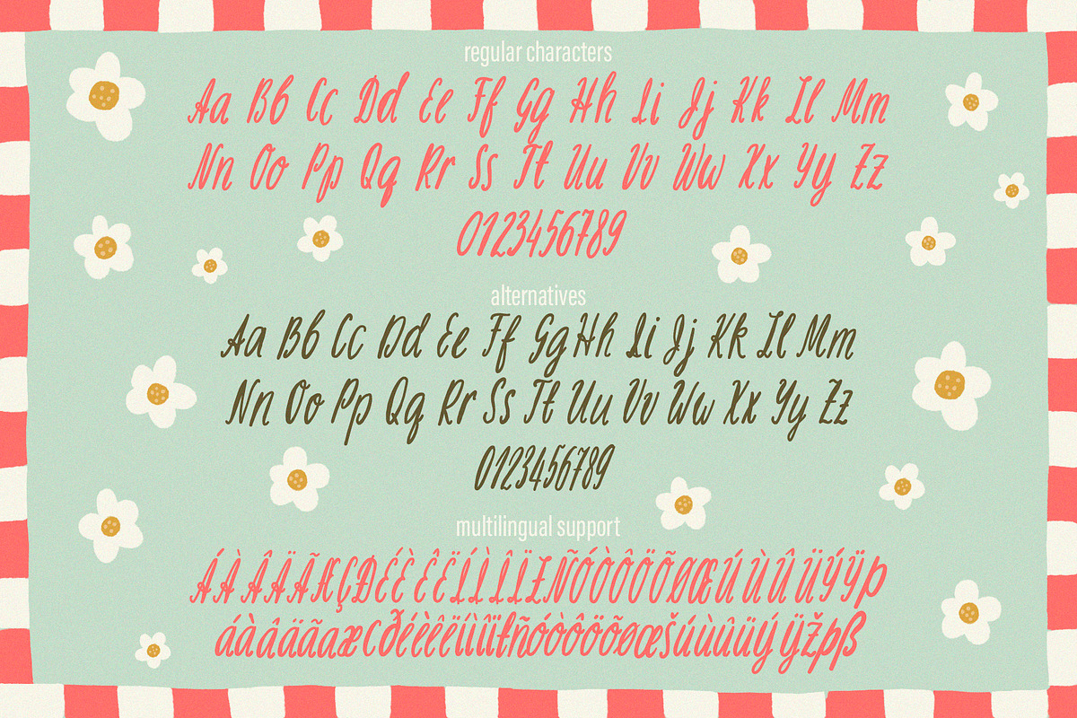 Dreamy Amore Whimsical Font, a Handwritten Font by AnMark (Photo 8 of 11)