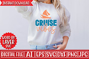 Cruise Vibes Svg Cut File, an Object Graphic by CrexoraLab (Thumbnail 1 of 3)