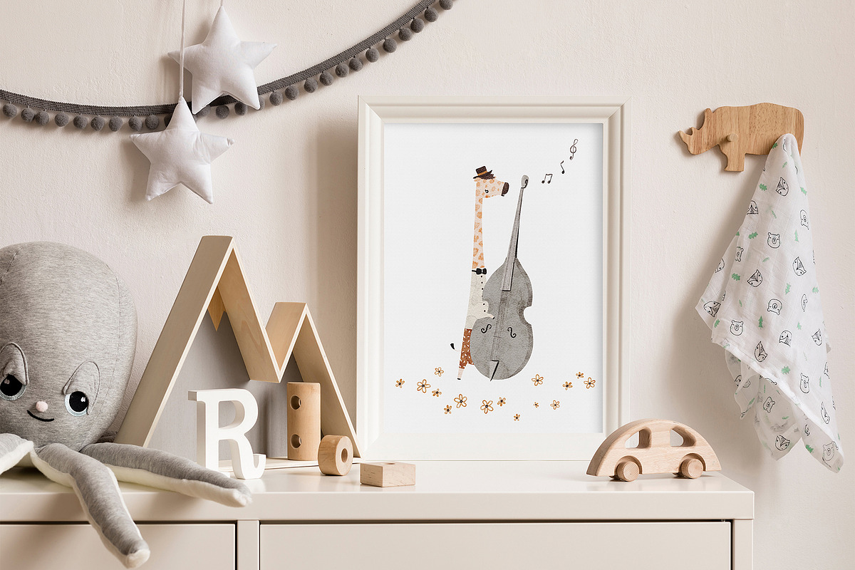 JUNGLE JAZZ watercolour set, an Animal Illustration by erasovas (Photo 5 of 11)