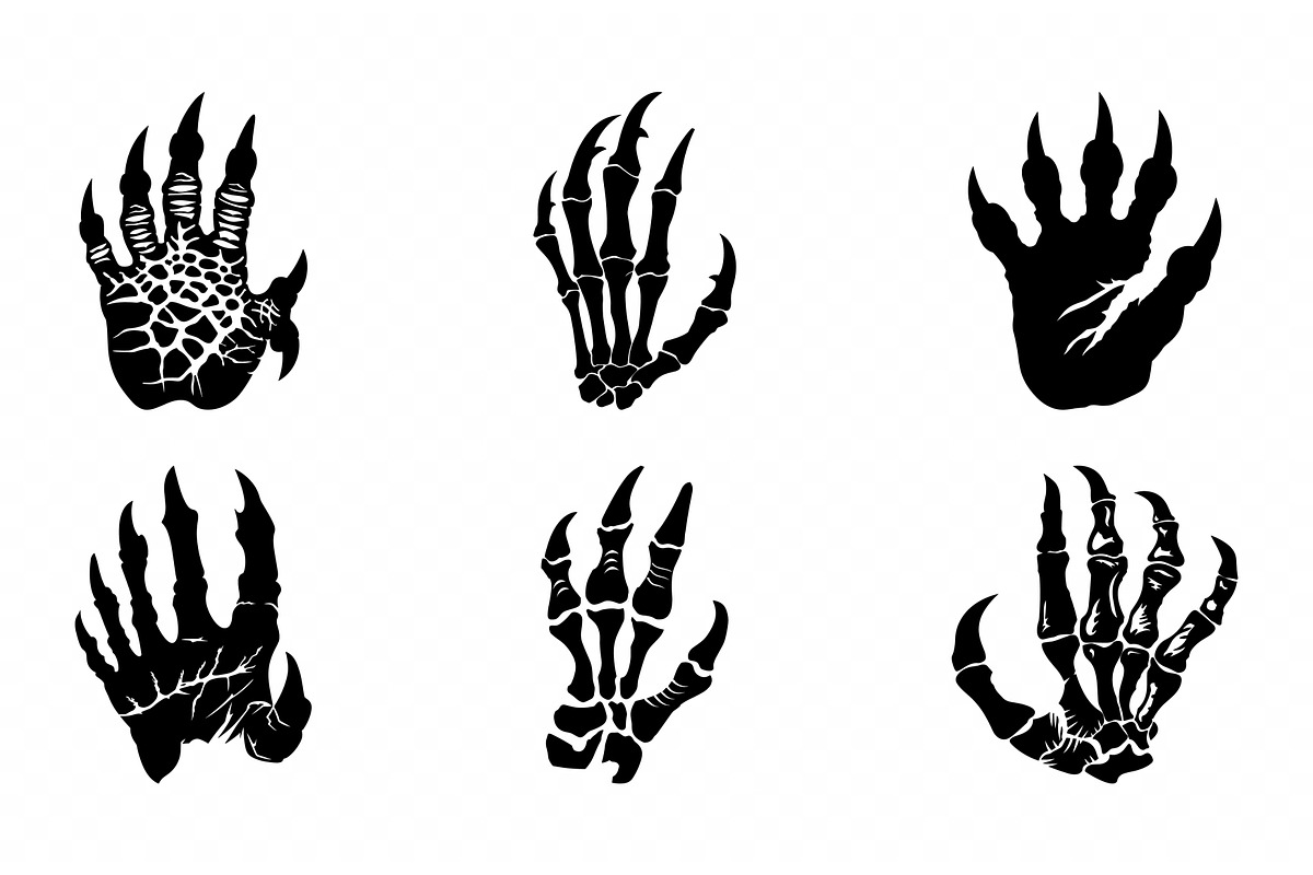 Dinosaur Footprint SVG Silhouette, an Animal Illustration by Gfx Expert Team (Photo 3 of 3)