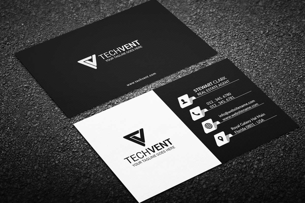 Corporate Business Card Template, a Business Card Template by Shahjhan (Photo 2 of 4)