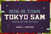 Tokyo Sam - Fonts in two styles -50%, a Slab Serif Font by David is Creative (Thumbnail 1 of 5)