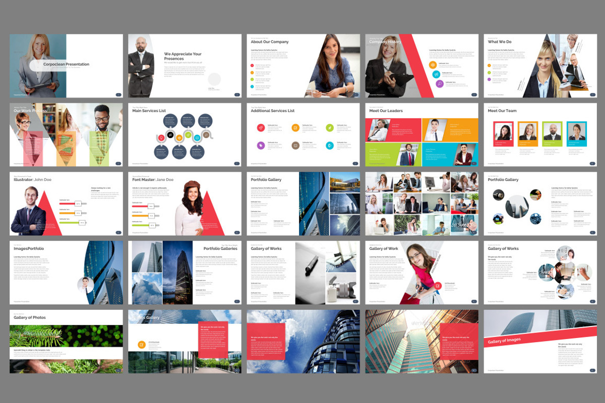 Corpoclean Powerpoint Template, a Presentation Template by GreenDesign (Photo 1 of 4)