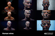 Human Wires. 40 images, a Technology Illustration by Handmadefont (Thumbnail 2 of 11)