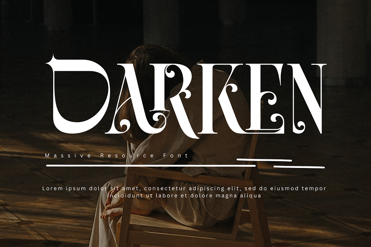 Massive Resource - Elegant Font, a Serif Font by 177Studio (Photo 5 of 8)