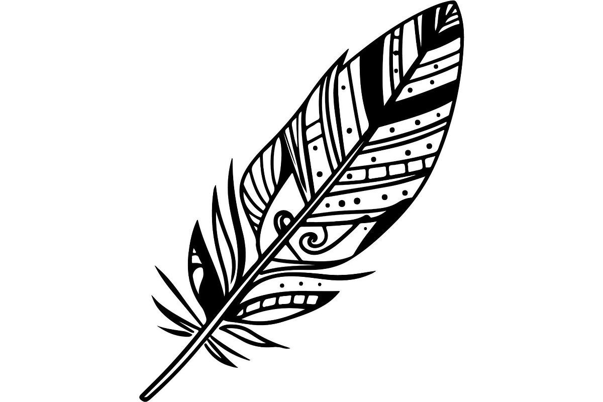 Feather SVG Bundle, an Object Graphic by Designer_Momina (Photo 3 of 18)