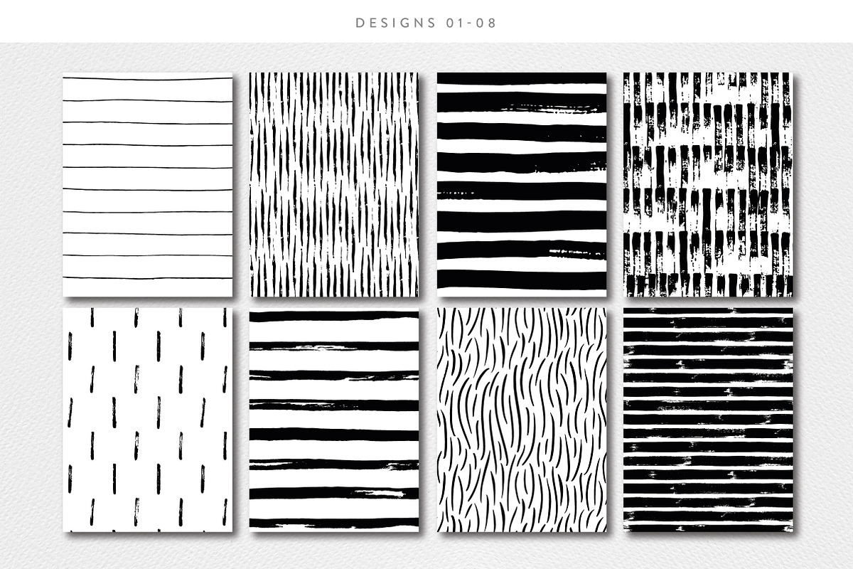 Lines and Brush Strokes, a Pattern Graphic by Type and Graphics Studio (Photo 2 of 7)