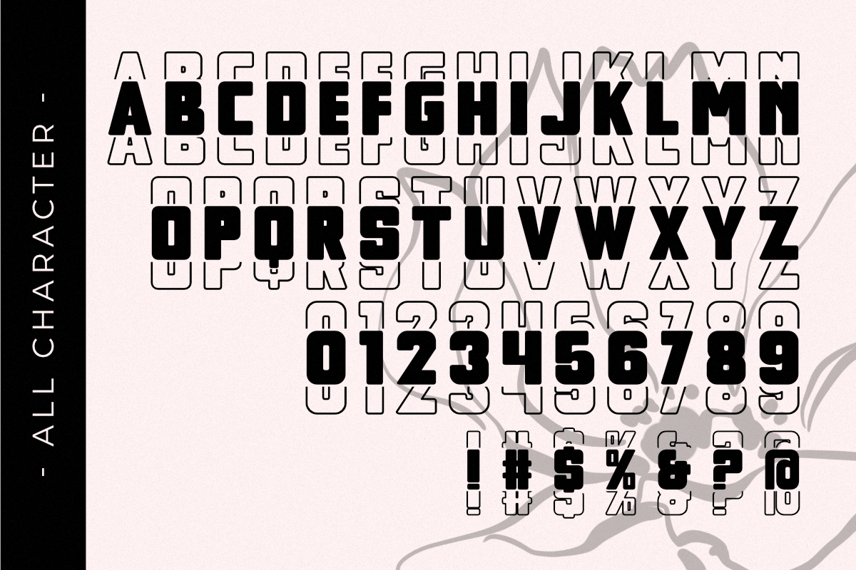 Chunky Stacked - Modern Display Font, a Handwritten Font by Pian45 Studio (Photo 2 of 6)