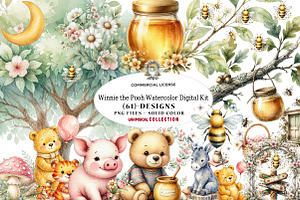 Winnie the Pooh Watercolor