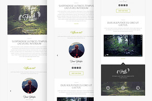 FreshForest - Email PSD Template