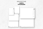 Minimalist Architect Title Block, a Presentation Template by yesitisprintable (Thumbnail 5 of 6)