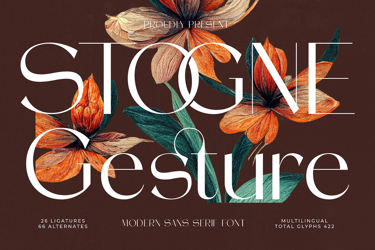 Stogne Gesture Modern Luxury Font, a Sans Serif Font by timelesstype.co (Photo 1 of 20)
