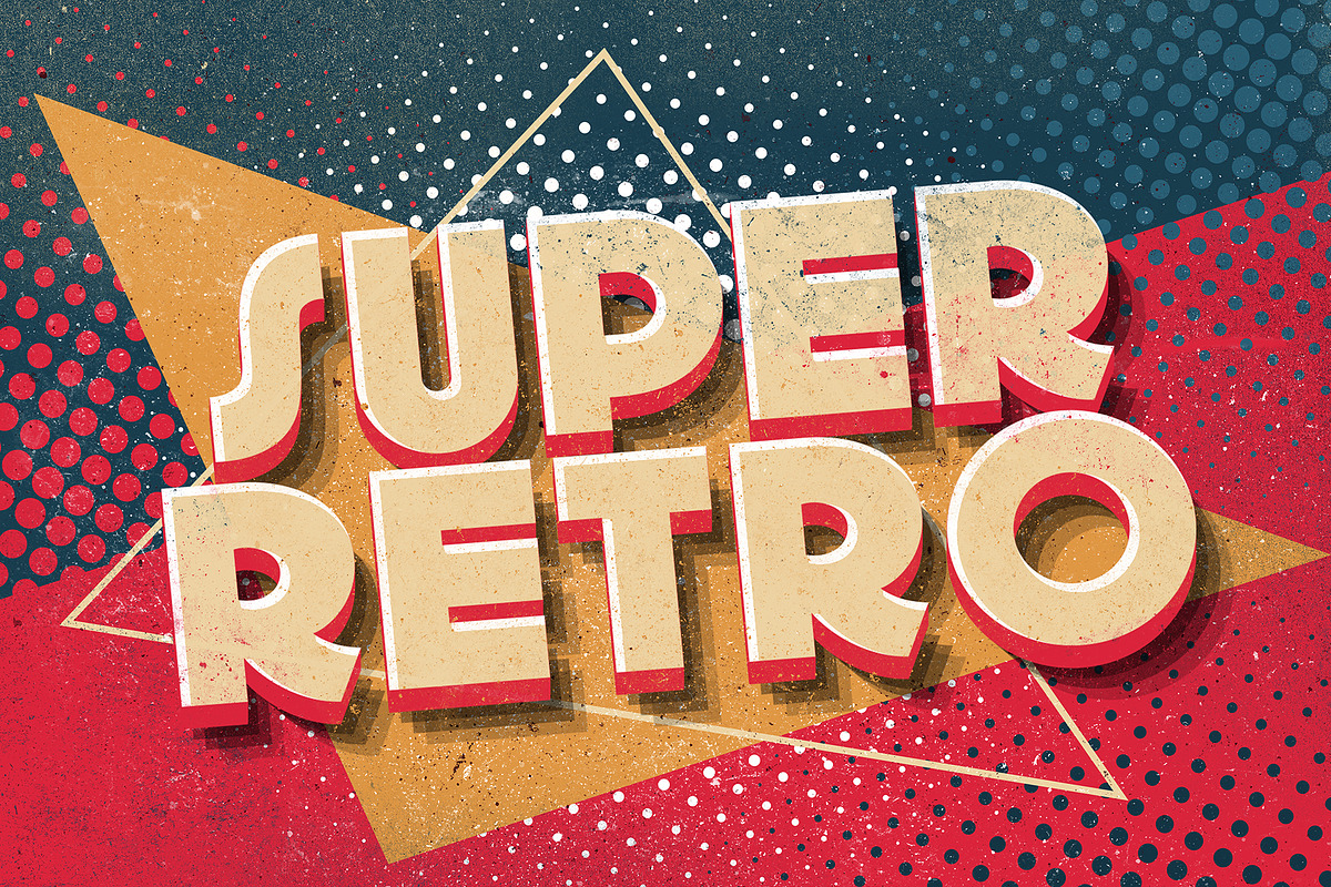 90s Text Effects, a Layer Style Add-On by Graphicdome (Photo 8 of 17)