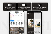 Dark Canva IG Templates, a Social Media Template by VeliusCreativeStudio (Thumbnail 2 of 10)
