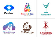 800+ Professional Logos Bundle, a Branding & Logo Template by Design Forest (Thumbnail 39 of 48)
