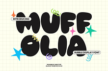 MUFFOLIA - Playful Bubble Font