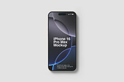 iPhone 16 Pro Max Mockups, an iPhone Mockup by graphiccrew (Thumbnail 5 of 16)